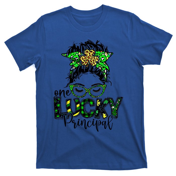 One Lucky Principal St Patrick Day Teacher Love Meaningful Gift T-Shirt