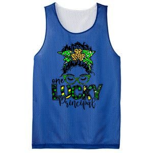 One Lucky Principal St Patrick Day Teacher Love Meaningful Gift Mesh Reversible Basketball Jersey Tank