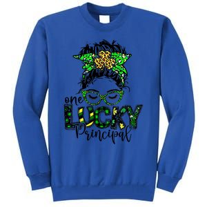 One Lucky Principal St Patrick Day Teacher Love Meaningful Gift Tall Sweatshirt