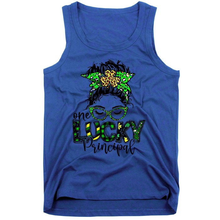 One Lucky Principal St Patrick Day Teacher Love Meaningful Gift Tank Top