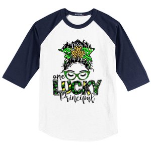 One Lucky Principal St Patrick Day Teacher Love Meaningful Gift Baseball Sleeve Shirt