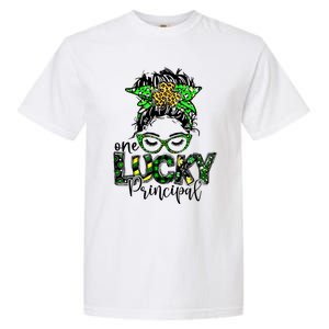 One Lucky Principal St Patrick Day Teacher Love Meaningful Gift Garment-Dyed Heavyweight T-Shirt