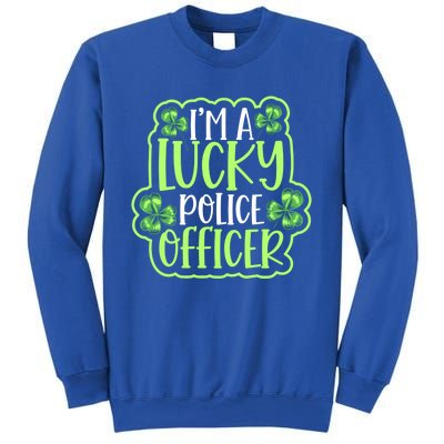 One Lucky Police Officer St Patricks Day Cool Gift Sweatshirt