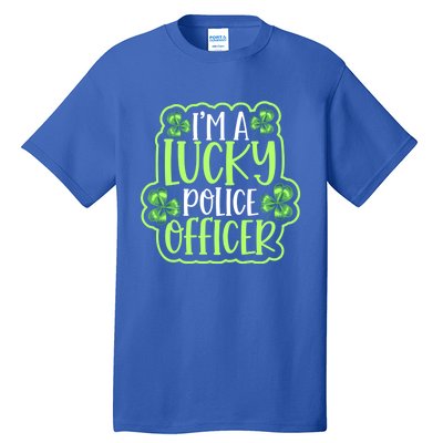 One Lucky Police Officer St Patricks Day Cool Gift Tall T-Shirt