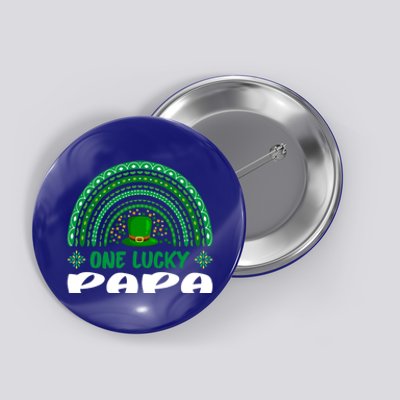 One Lucky Papa Gift St Patrick's Day Funny For Daddy Gift Button