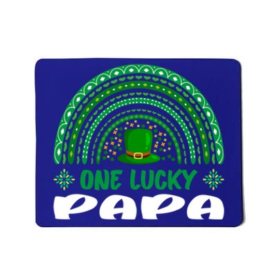 One Lucky Papa Gift St Patrick's Day Funny For Daddy Gift Mousepad