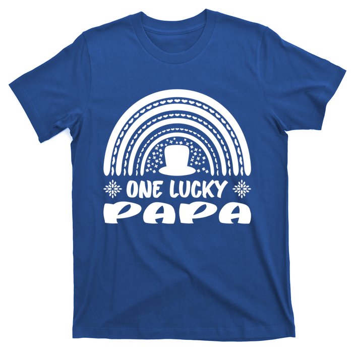 One Lucky Papa Cute Gift St Patrick's Day Funny For Daddy Great Gift T-Shirt