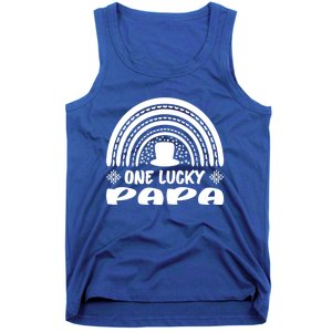 One Lucky Papa Cute Gift St Patrick's Day Funny For Daddy Great Gift Tank Top