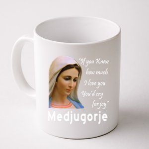 Our Lady Queen Of Peace Medjugorje Totus Tuus Virgin Mary Gift Coffee Mug