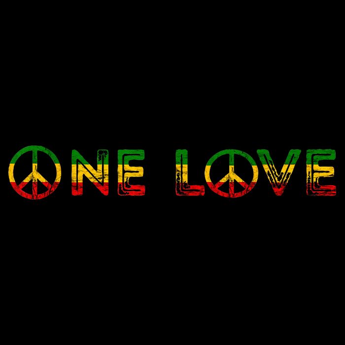 One Love Rasta Reggae Music Rastafarian Lover Jamaica Peace 16 in Basic Backpack