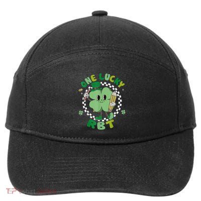 One Lucky Rbt St Patricks Day Registered Behavior Technician 7-Panel Snapback Hat