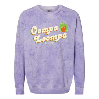 Oompa Loompa Retro Colorblast Crewneck Sweatshirt