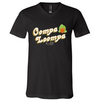 Oompa Loompa Retro V-Neck T-Shirt