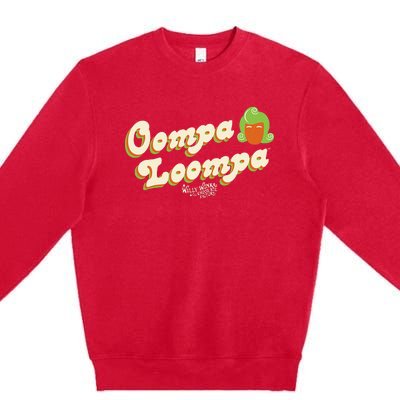 Oompa Loompa Retro Premium Crewneck Sweatshirt