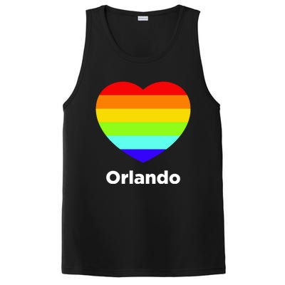 Orlando Love Rainbow Heart PosiCharge Competitor Tank