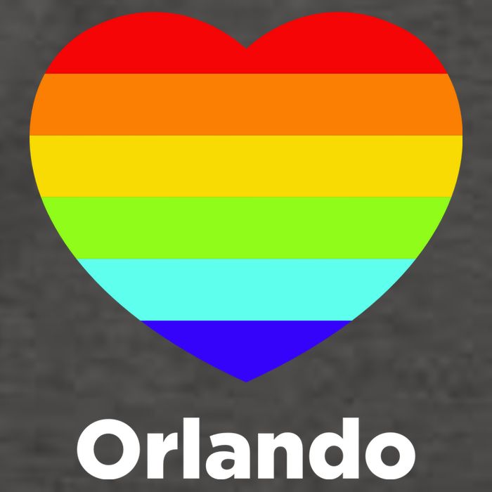 Orlando Love Rainbow Heart Vector Backpack