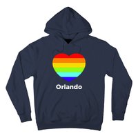 Orlando Love Rainbow Heart Hoodie