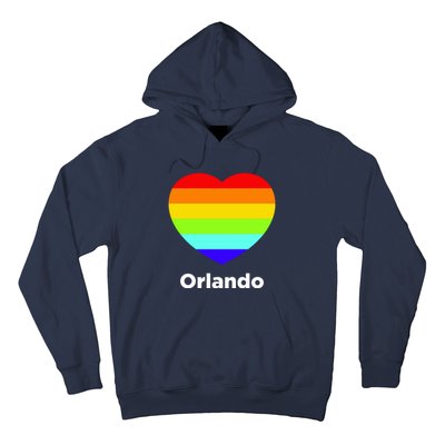 Orlando Love Rainbow Heart Hoodie