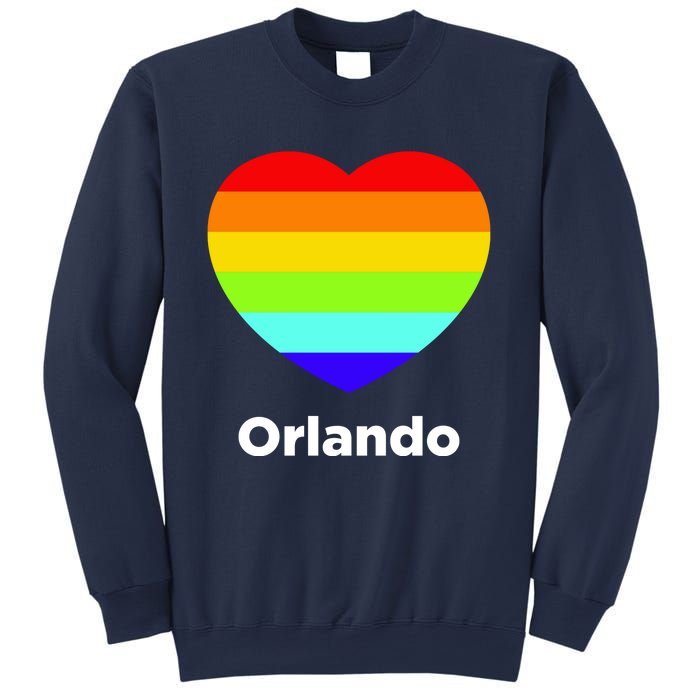 Orlando Love Rainbow Heart Sweatshirt