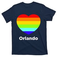 Orlando Love Rainbow Heart T-Shirt