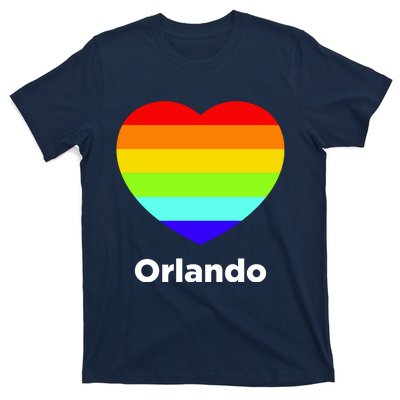 Orlando Love Rainbow Heart T-Shirt