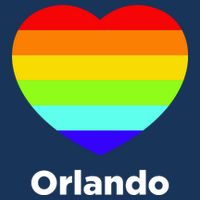 Orlando Love Rainbow Heart Button