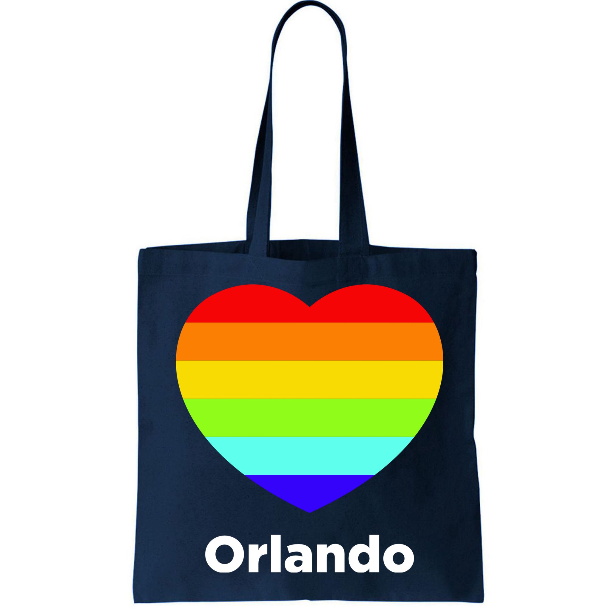 Orlando Love Rainbow Heart Bag