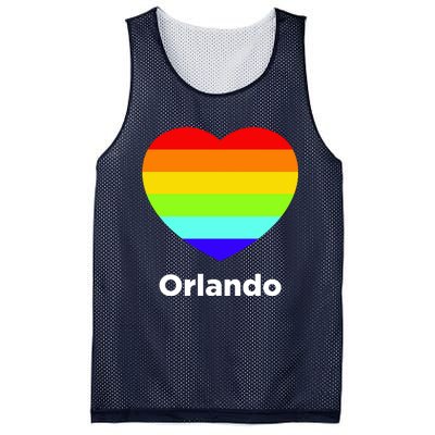 Orlando Love Rainbow Heart Mesh Reversible Basketball Jersey Tank