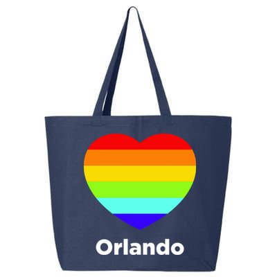 Orlando Love Rainbow Heart 25L Jumbo Tote