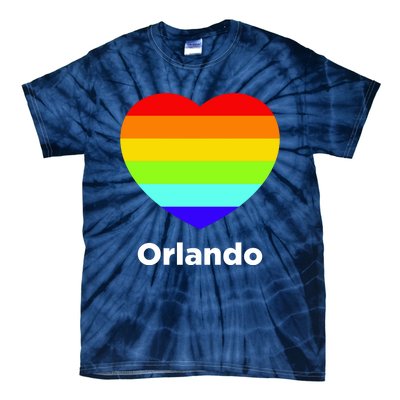 Orlando Love Rainbow Heart Tie-Dye T-Shirt