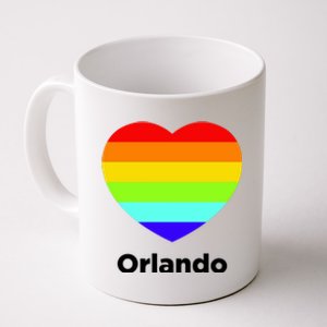 Orlando Love Rainbow Heart Coffee Mug