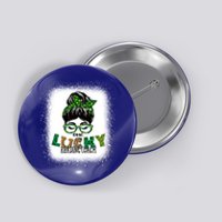 One Lucky Reading Coach Bleached St Patricks Day Gift Button