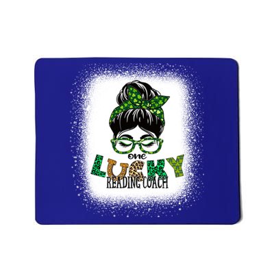 One Lucky Reading Coach Bleached St Patricks Day Gift Mousepad