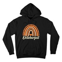 Octoberfest Leopard Rainbow Funny German Bavarian Costume Hoodie