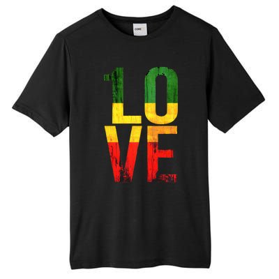 One Love Reggae Love Retro Reggae Casual Tall Fusion ChromaSoft Performance T-Shirt