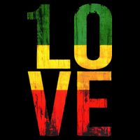 One Love Reggae Love Retro Reggae Casual Womens Tank Top