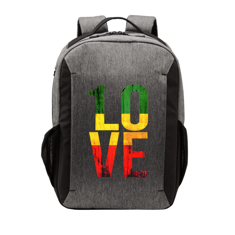 One Love Reggae Love Retro Reggae Casual Vector Backpack