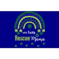 One Lucky Rescue Dog Mom Fur Mama St Patrick's Day Irish Gift Bumper Sticker