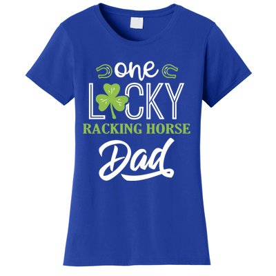 One Lucky Racking Horse Horse Dad Irish Horseback Riding Gift Women's T-Shirt