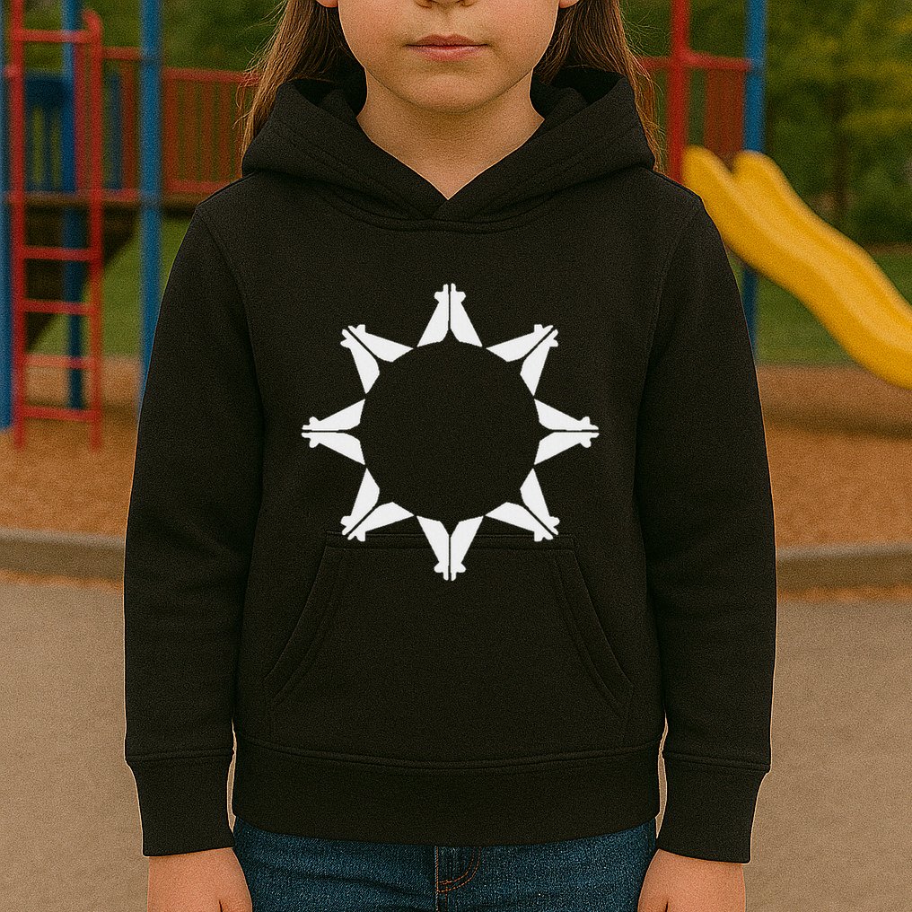 Oglala Lakota Sioux Nation Flag Sioux Kids Hoodie
