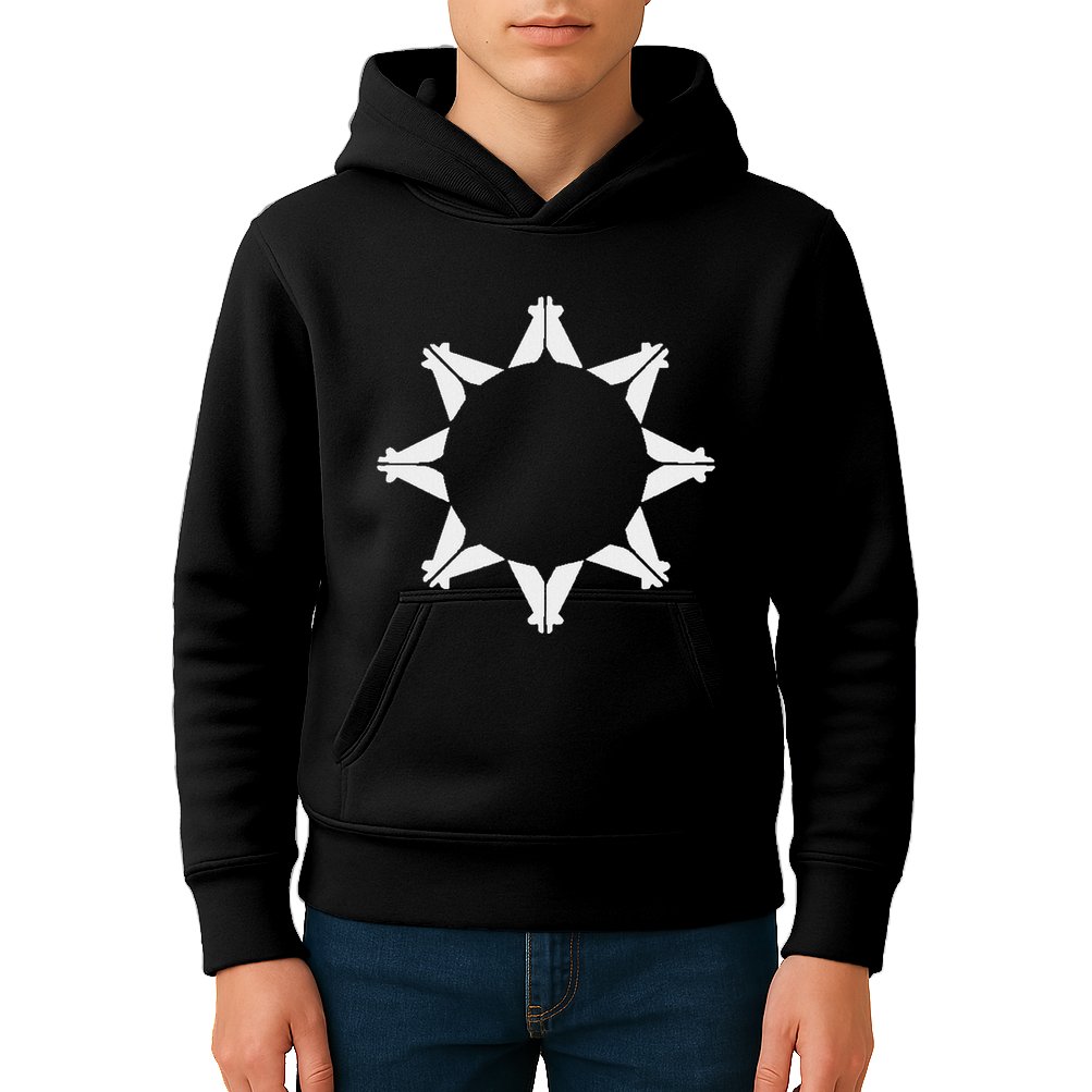 Oglala Lakota Sioux Nation Flag Sioux Kids Hoodie
