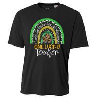 One Lucky Shamrock Teacher St Patrick’S Day Appreciation Cooling Performance Crew T-Shirt