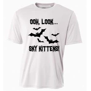 Oh Look Sky Kittens Bat Halloween Bats Cooling Performance Crew T-Shirt