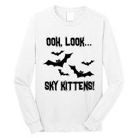 Oh Look Sky Kittens Bat Halloween Bats Long Sleeve Shirt