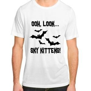 Oh Look Sky Kittens Bat Halloween Bats Adult ChromaSoft Performance T-Shirt