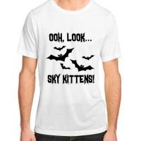 Oh Look Sky Kittens Bat Halloween Bats Adult ChromaSoft Performance T-Shirt