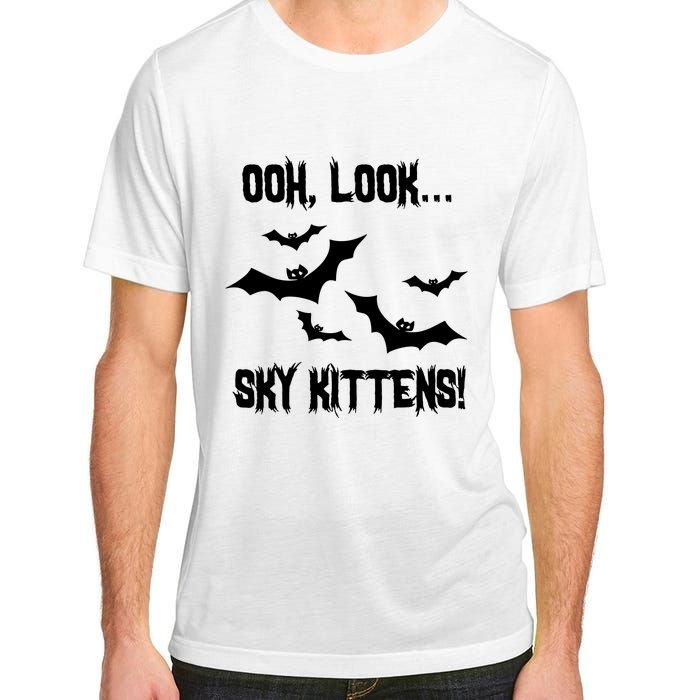 Oh Look Sky Kittens Bat Halloween Bats Adult ChromaSoft Performance T-Shirt