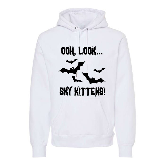 Oh Look Sky Kittens Bat Halloween Bats Premium Hoodie