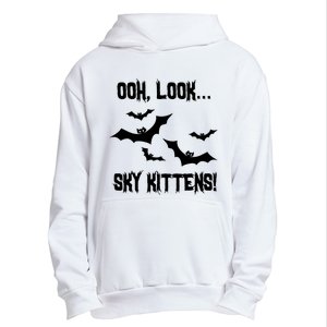 Oh Look Sky Kittens Bat Halloween Bats Urban Pullover Hoodie