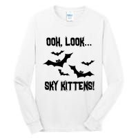 Oh Look Sky Kittens Bat Halloween Bats Tall Long Sleeve T-Shirt